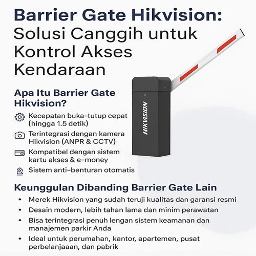 Palang parkir Hikvision